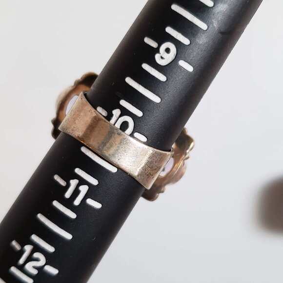 Huge CHAROITE & AMETHYST Ring in Silver Purple Gemstone jewelry - Picture 5 of 16